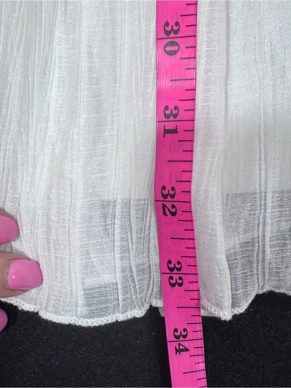 Lena White Tiered Spaghetti-Strap Mini Dress with Ruffled Layers - Picture 10 of 10